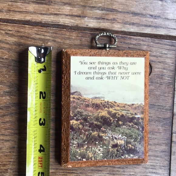 Vintage affirmation wall plaque sign, mini , inspiration - Picture 4 of 4